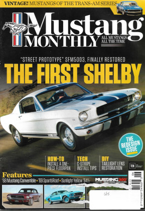 MUSTANG MONTHLY 2015 JUNE - '68 CONV,'69 SPORTS ROOF, YELLOW 64-1/2, 1ST SHELBY*